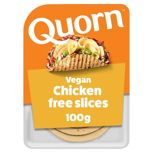 Quorn Vegan Chicken Free Slices 100g - gallery image 1