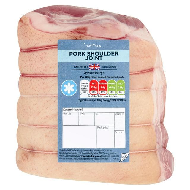 Sainsbury's British Pork Shoulder Joint (Approx. 1.45Kg) - gallery image 1