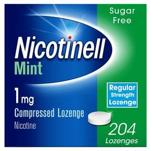 Nicotinell Mint Nicotine Lozenge Stop Smoking Aid Pieces 1mg x204