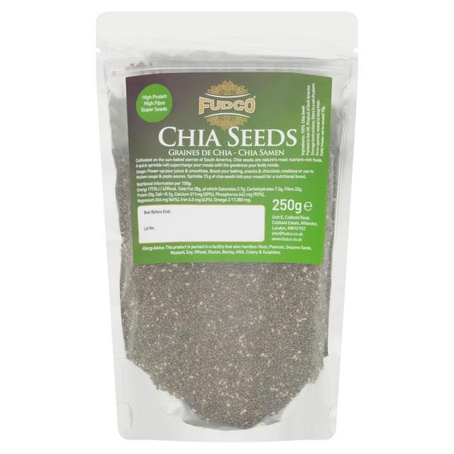 Fudco Chia Seeds 250g - gallery image 1