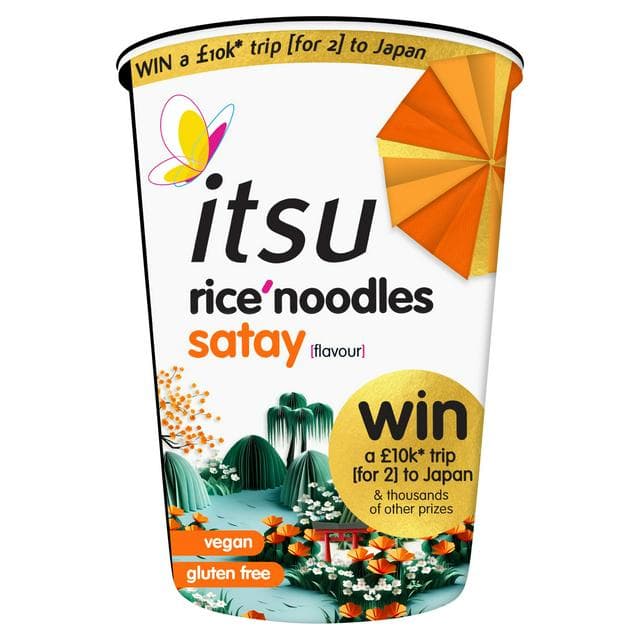 itsu Satay Rice Noodle Pot 64g - gallery image 1