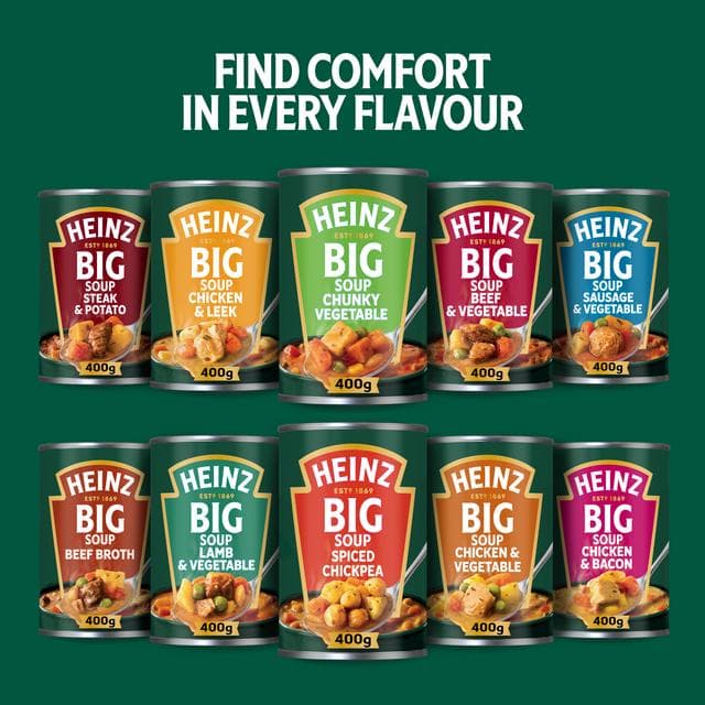 Heinz Sausage & Vegetable Chunky Big Soup 400g - gallery image 4