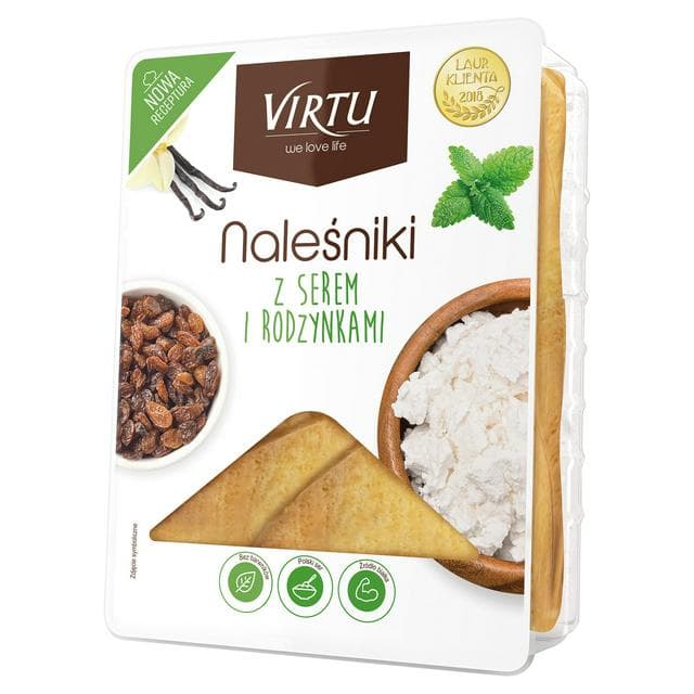Virtu Pancakes with Cottage Cheese & Raisins 400g - gallery image 1