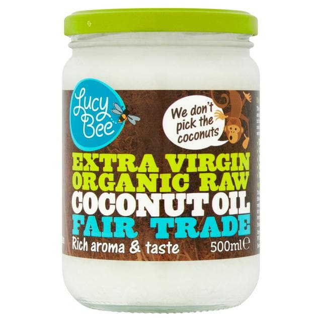 Lucy Bee Fair Trade Extra Virgin Organic Raw Coconut Oil 500ml - gallery image 1