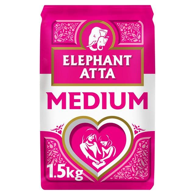Elephant Atta 1.5kg Medium Chapatti Flour - gallery image 1