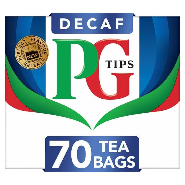 PG Tips Decaf Black Decaffeinated Tea Bags x70 - gallery image 1