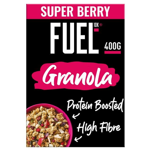 FUEL 10K Super Berry Protein Granola Breakfast Cereal 400g - gallery image 1