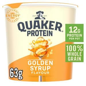 Quaker Oat So Simple Protein Golden Syrup Porridge Pot 63g