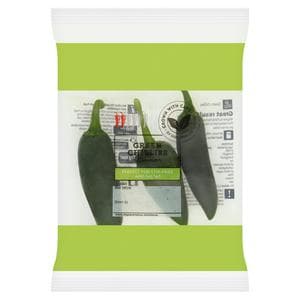 Sainsbury's Green Chillies 65g