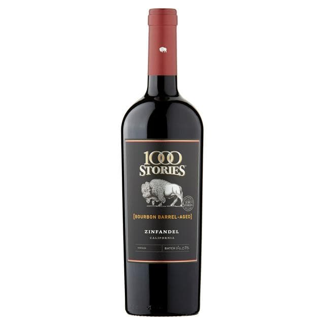 1000 Stories Bourbon Aged Zinfandel Red Wine 75cl - gallery image 1