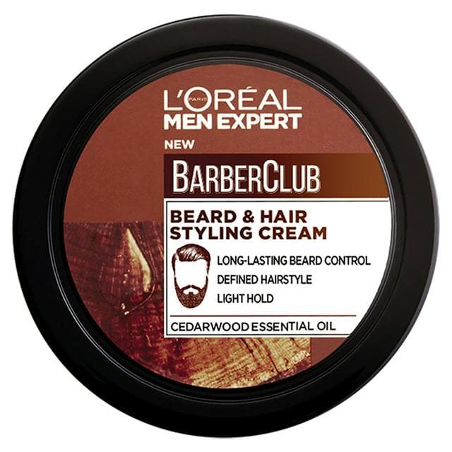 L'Oreal Men Expert Barber Club Beard Hair Styling Cream 75ml - gallery image 1