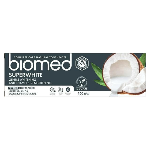 Biomed Superwhite Complete Care Natural Toothpaste 100g - gallery image 1