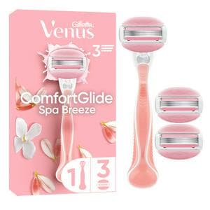 Gillette Venus Comfortglide Spa Breeze Women's Razor +2 Blade Refills