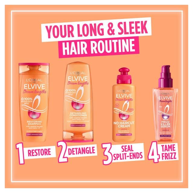 L'Oreal Elvive Dream Lengths No Hair Cut Cream 200ml - gallery image 3
