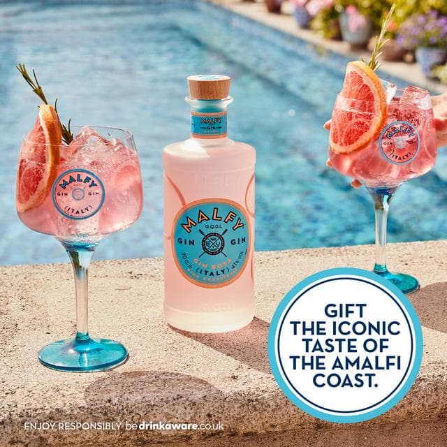 Malfy Rosa Pink Grapefruit Flavoured Gin 70cl - gallery image 2