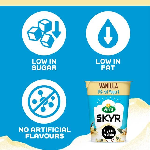 Arla Skyr Vanilla Icelandic Style Yogurt 450g - gallery image 3
