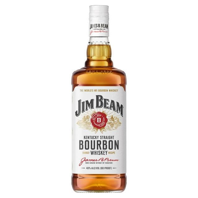Jim Beam Kentucky Straight Bourbon Whiskey 1L - gallery image 1