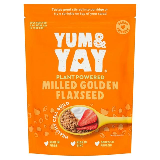Yum & Yay Glorious Milled Golden Flaxseed 200g - gallery image 1