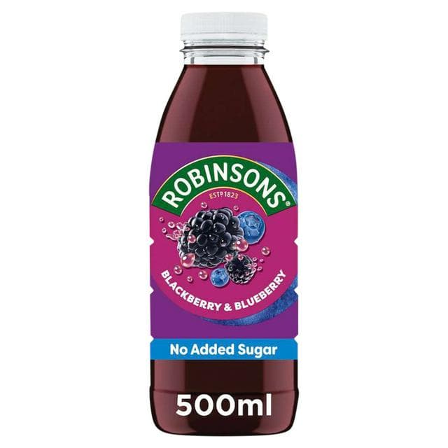 Robinsons Ready To Drink Blackberry & Blueberry Juice Drink 500ml - gallery image 1