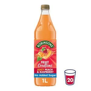 Robinsons Fruit Creations Delicious Peach & Raspberry Squash 1L