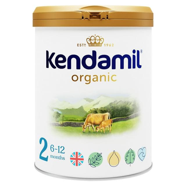 Kendamil Organic 2 Follow On Baby Milk Powder Formula 6-12 Months 800g - gallery image 1