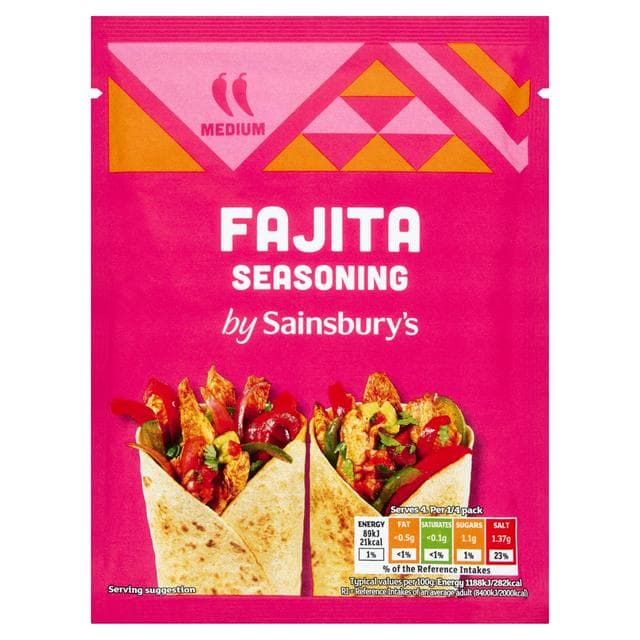 Sainsbury's Fajita Spice Mix 30g - gallery image 1