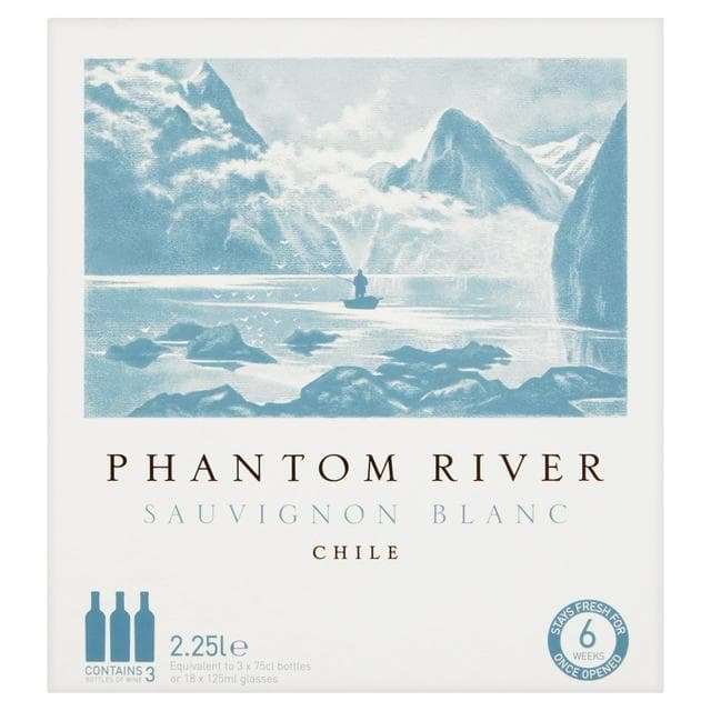 Phantom River Sauvignon Blanc White Boxed Wine 225cl - gallery image 1