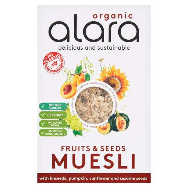 Alara Fruits & Seeds Muesli, Organic 650g - gallery image 1