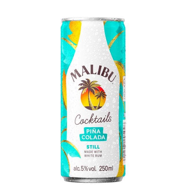 Malibu Piña Colada Pre-Mixed Can 250ml - gallery image 5