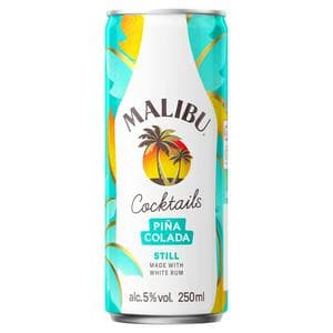 Malibu Piña Colada Pre-Mixed Can 250ml