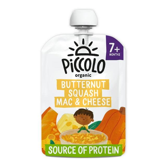 Piccolo Organic Butternut Squash Mac & Cheese with a Hint of Sage 130g 7 Months+ - gallery image 1