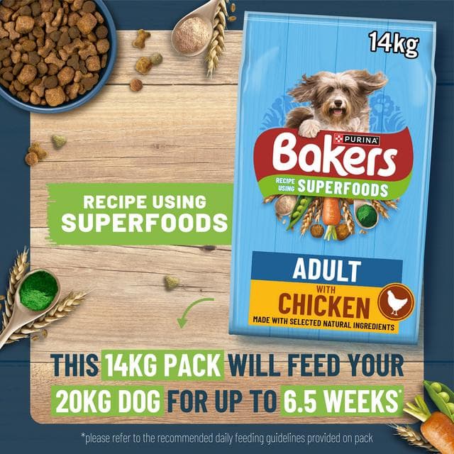 Bakers Dry Dog Food Beef and Veg 3kg - gallery image 4