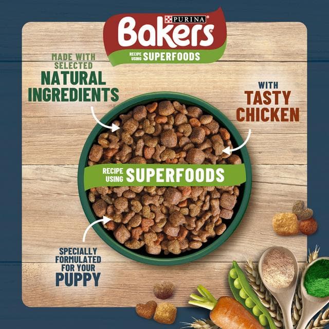 Bakers Puppy Dry Dog Food Chicken and Veg 2.85kg - gallery image 5