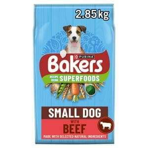 Bakers Small Dog Beef Dry Dog Food 2.85kg