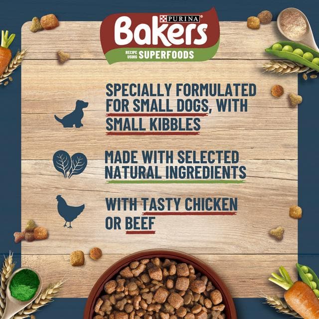 Bakers Small Dog Chicken Dry Dog Food 2.85kg - gallery image 5