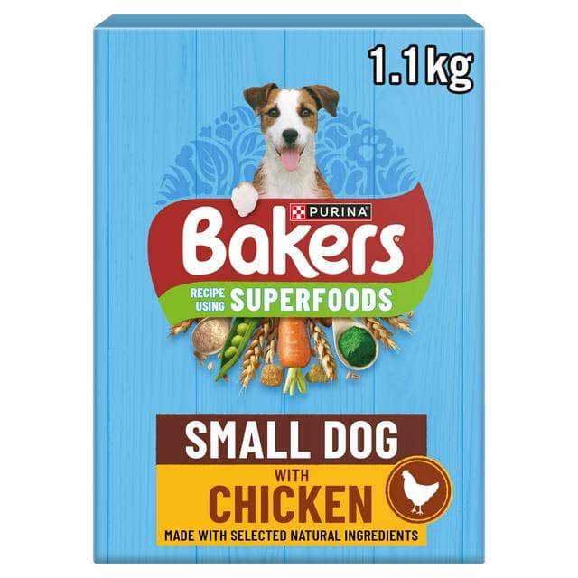 Bakers Small Dog Chicken Dry Dog Food 1.1kg - gallery image 1