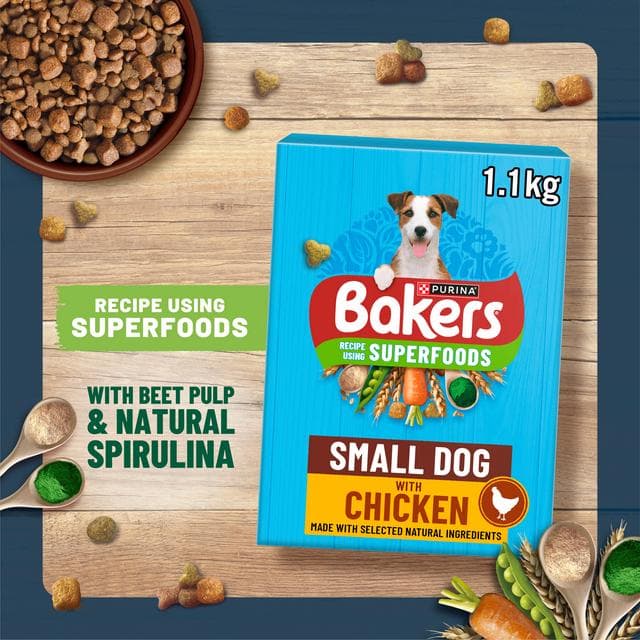 Bakers Small Dog Chicken Dry Dog Food 1.1kg - gallery image 4