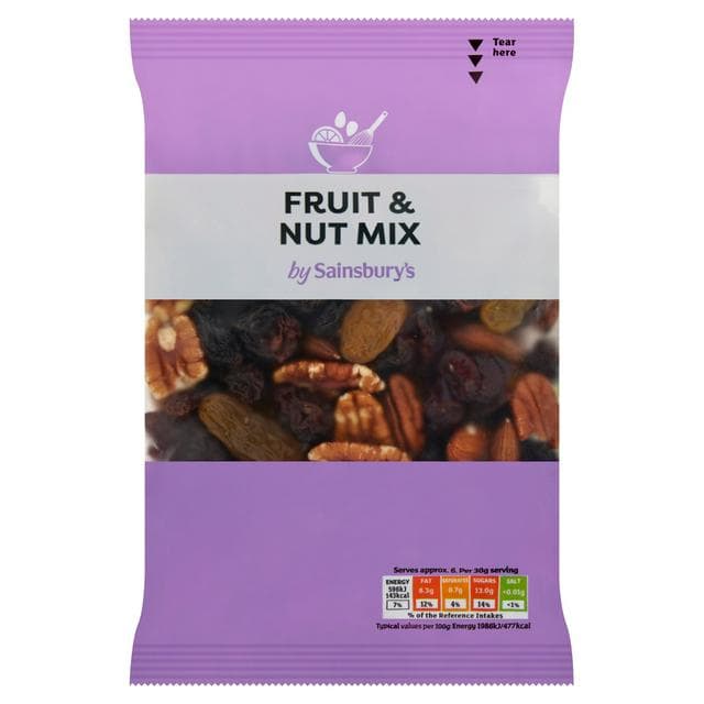 Sainsbury's Fruit & Nut Medley 200g - gallery image 1
