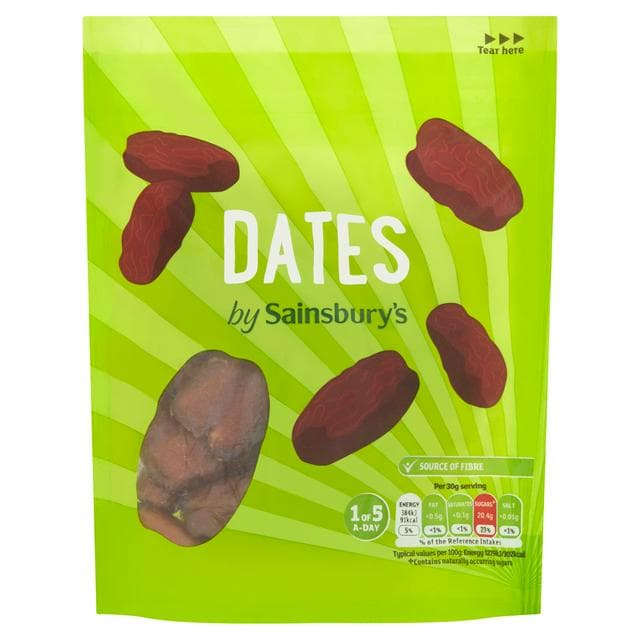 Sainsbury's Ready To Eat Dates 200g - gallery image 1