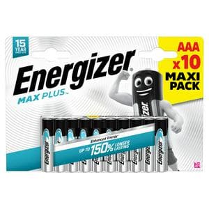 Energizer Max Plus AAA Alkaline Batteries x10