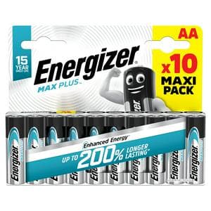 Energizer Max Plus AA Alkaline Batteries x10