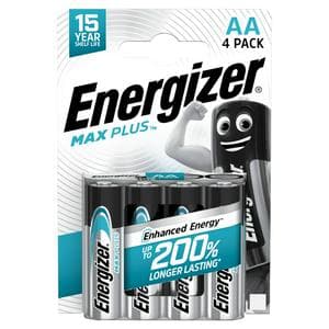 Energizer Max Plus Pack of 4 AA Batteries