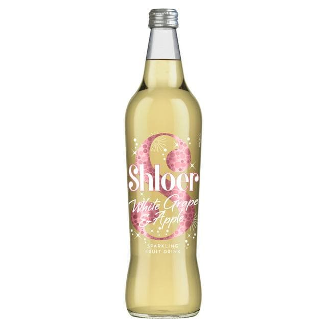 Shloer White Grape & Apple Sparkling Fruit Drink 750ml - gallery image 1