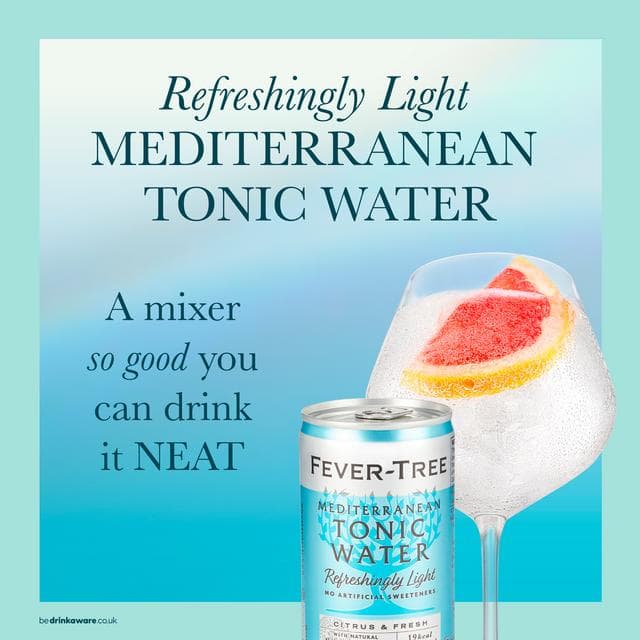 Fever-Tree Light Mediterranean Tonic Water 8x150ml - gallery image 2