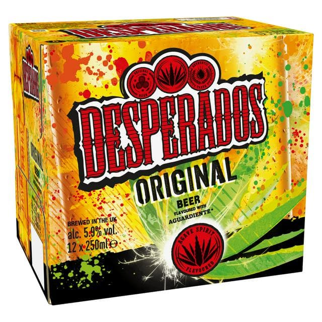 Desperados 12 x 250ml Original Lager Beer Bottles - gallery image 1