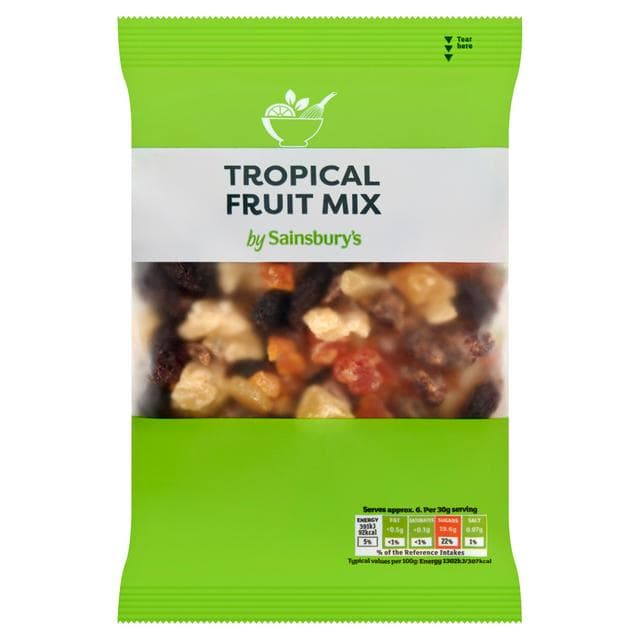 Sainsbury's Tropical Fruit Mix 200g - gallery image 1