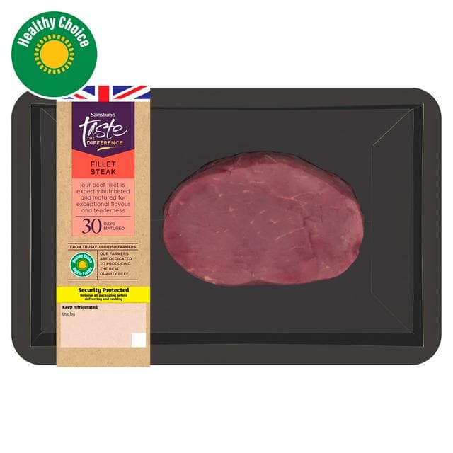 Sainsbury's 30 Days Matured British Beef Fillet Steak, Taste the Difference 170g - gallery image 1