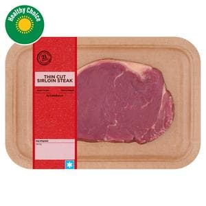 Sainsbury's British or Irish 21 Day Matured Thin Cut Sirloin Steak 155g