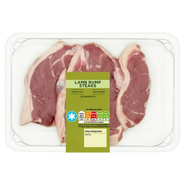 Sainsbury's British or New Zealand Lamb Rump Steaks 300g - gallery image 1