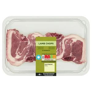 Sainsbury's British or New Zealand Lamb Chops 340g